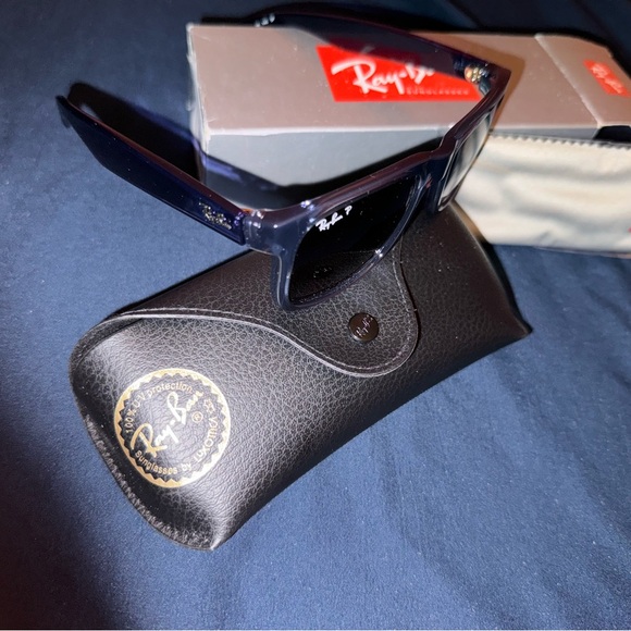 Ray-Ban Justin Classic Unisex Navy Blue - Picture 5 of 5